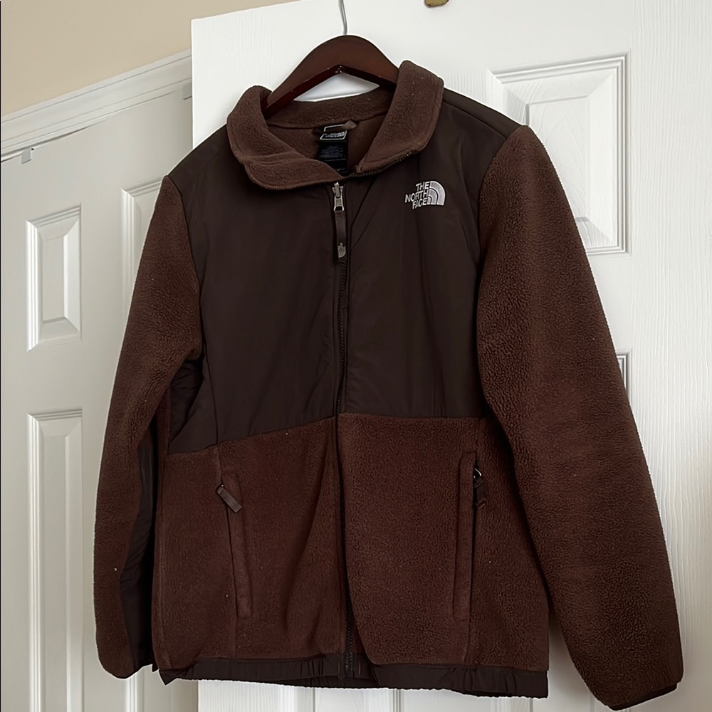 The North Face Brown Performance Jacket Full-Zip Fleece